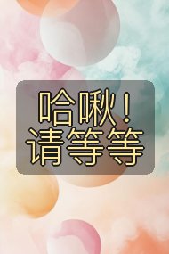 哈啾!请等等封面